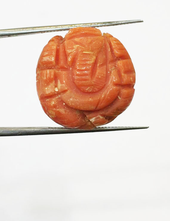 17.71 ct Natural Certified Ganesh Moonga